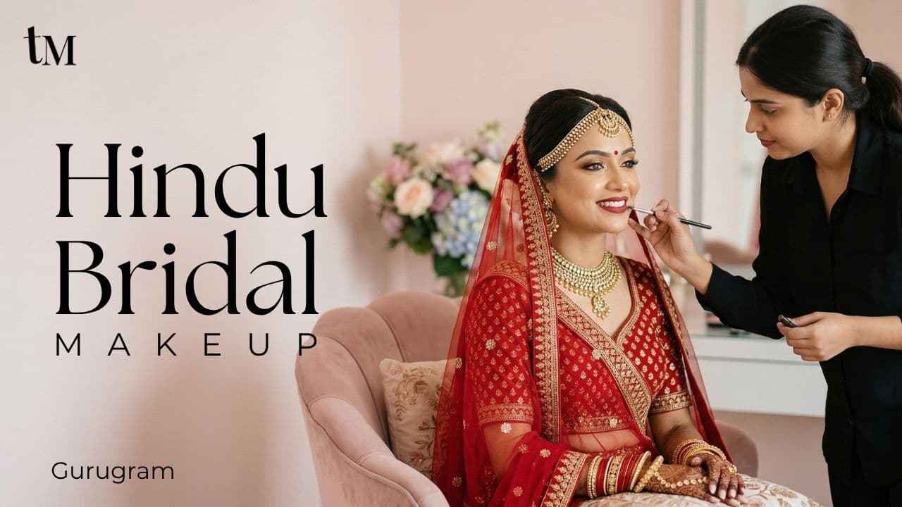 Hindu Wedding Bridal Makeup Services At Home Gurugram