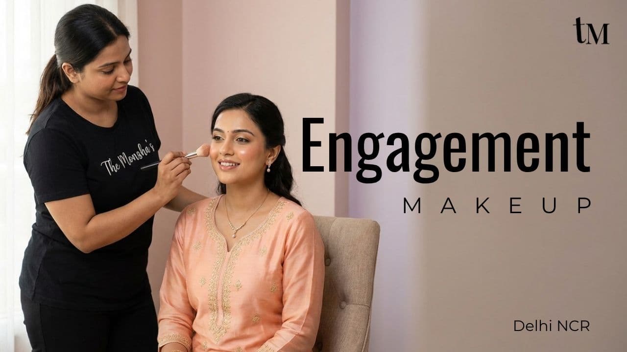 Engagement Makeup Services at Home in Delhi NCR