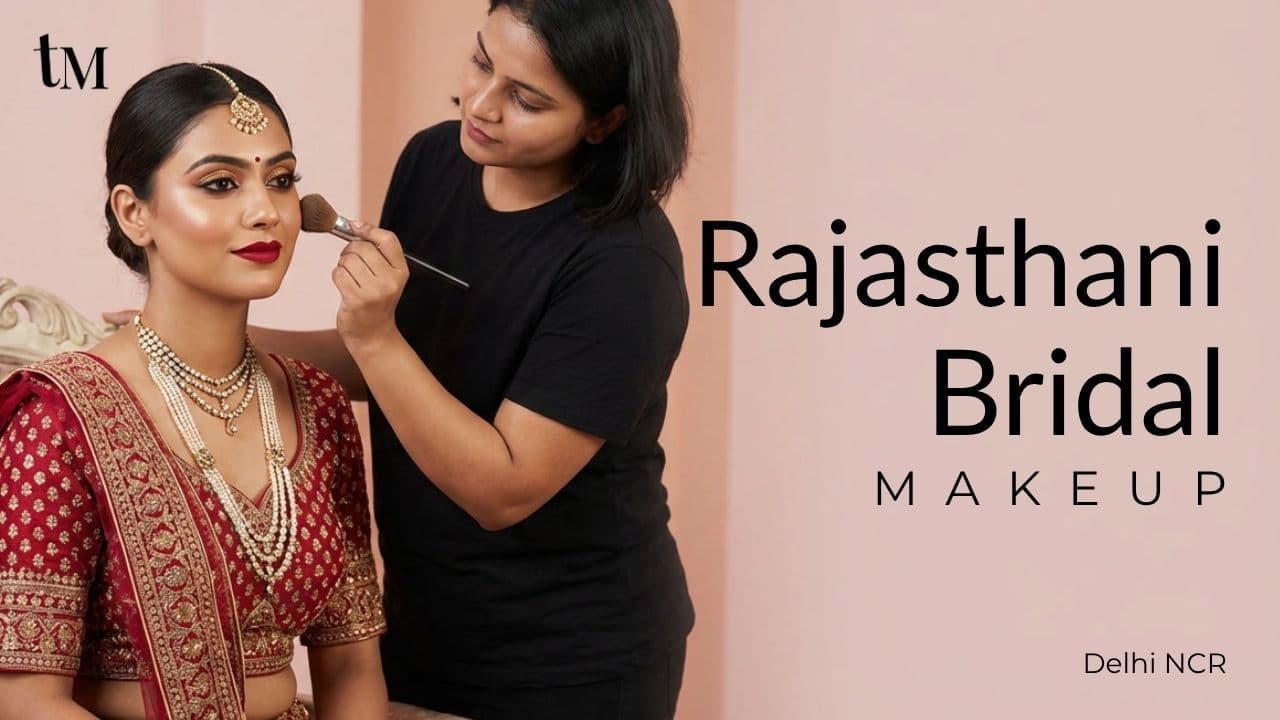 Rajasthani Bridal Makeup Services at Home in Delhi NCR