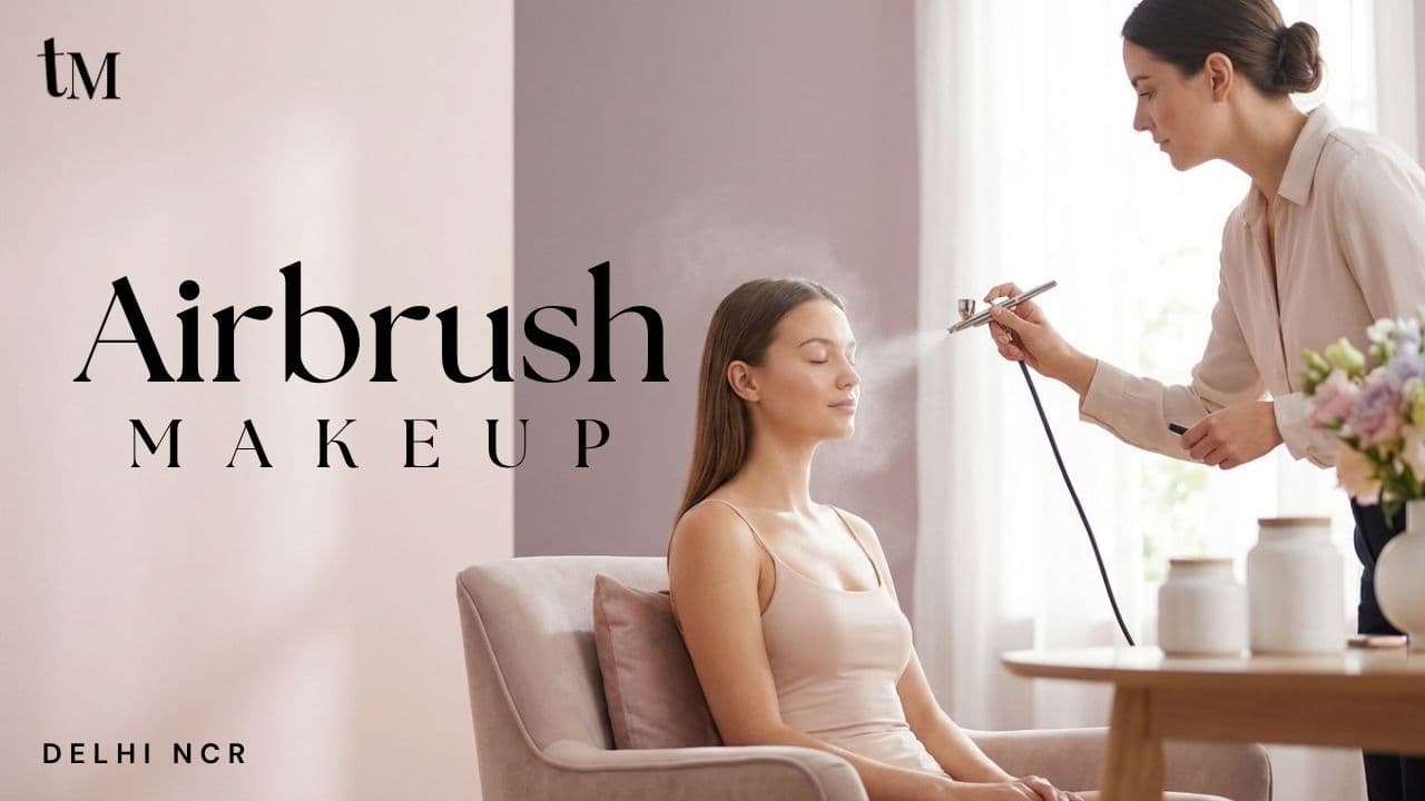 Airbrush Makeup Services at Home in Delhi NCR