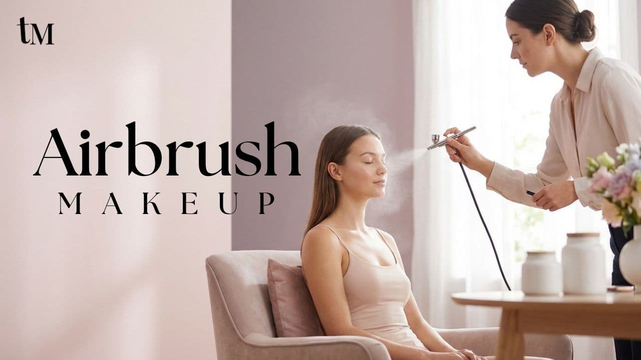 Airbrush makeup services at home