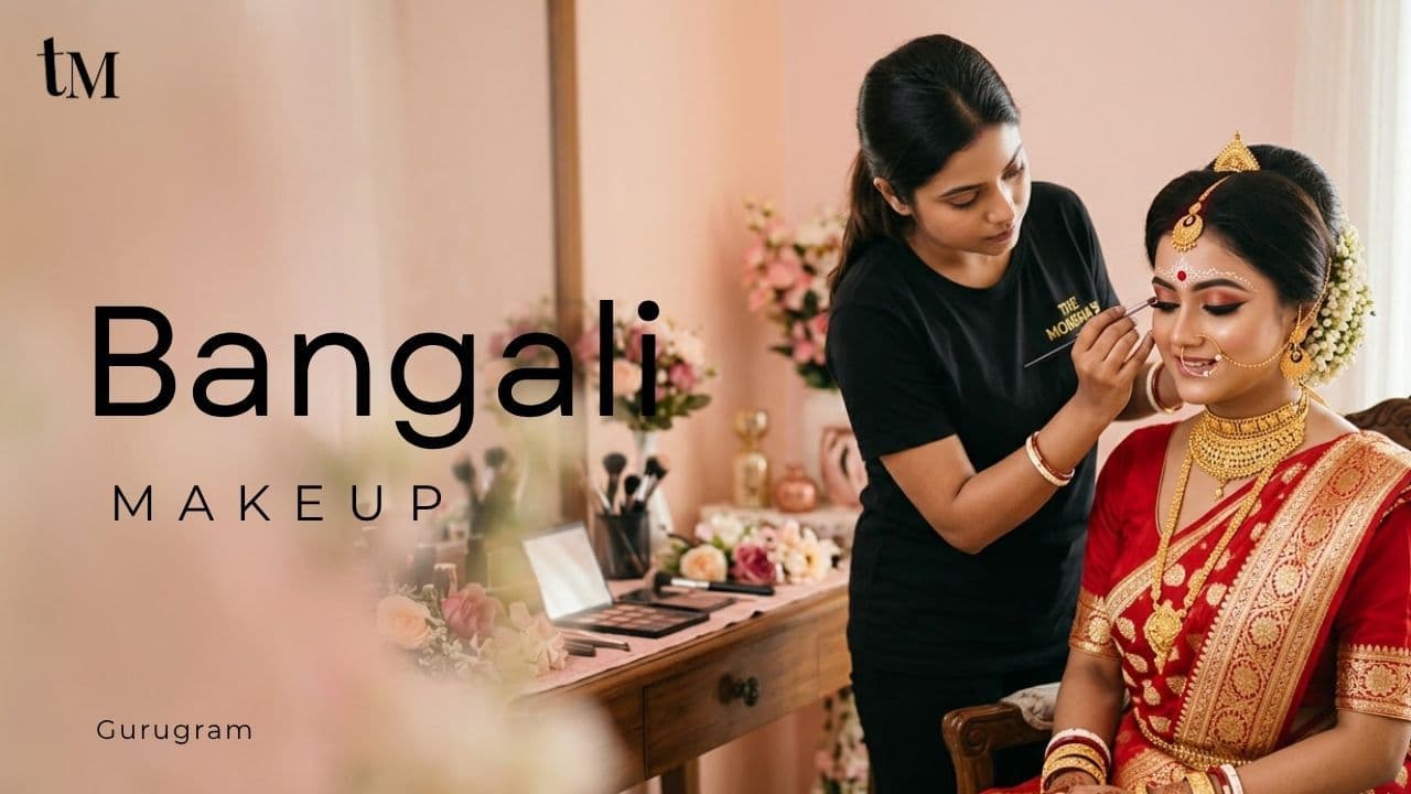 Bengali Bridal Makeup Services at Home for Women in Gurugram